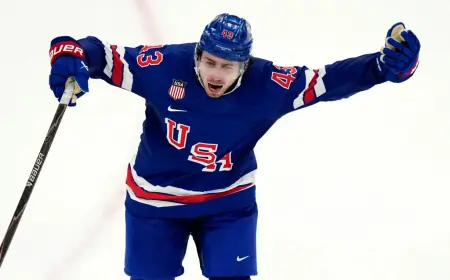 Quinn Hughes Sends Team USA Past Sweden in Overtime as Olympic Men’s Hockey Bracket Turns to Semifinal Day