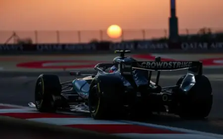 Mercedes’ Antonelli Leads Day 2 of F1 Testing Week Two