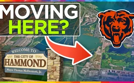 Chicago Bears Moving to Indiana? Hammond’s Wolf Lake Pitch Gains Momentum, but the Team Hasn’t Committed Yet