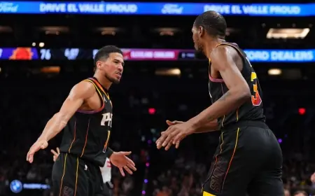Devin Booker Addresses Kevin Durant Burner-Account Allegations After All‑Star Weekend Meeting
