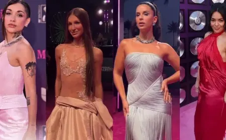 Maria Becerra’s bold Lo Nuestro entrance, a dance-off with Marko and two conflicting red‑carpet looks