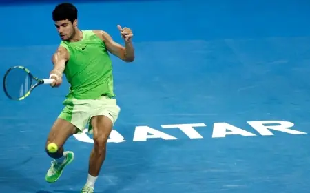 Carlos Alcaraz Overcomes Khachanov and Umpire Dispute to Reach Doha Semifinals