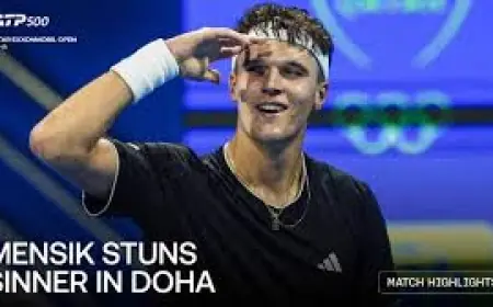 Sinner Shocked in Doha: Jakub Mensik's Upset Reshapes Qatar Open Semis
