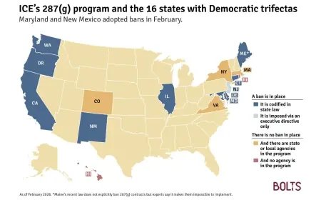 Ice Immigration fight reaches Maryland as governor signs ban on 287(g) partnerships