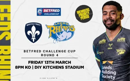 Leeds Rhinos give members priority access for Betfred Challenge Cup tie at Wakefield