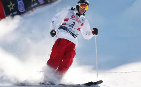 Olympic Skier Outfitted by Baltimore’s Innovative Metal Ski Maker