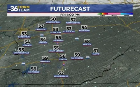 Weather Tomorrow: Storms Thursday Night Set Up a Cooler, Windier Weekend Shift