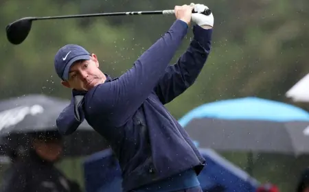 Genesis Invitational: genesis invitational resumes after rain and wind