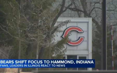 Chicago Bears signal shift as Indiana committee advances Hammond stadium bill