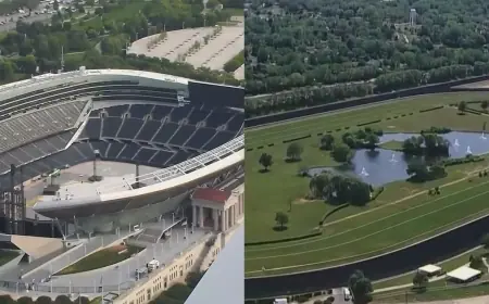 Chicago Bears Moving To Indiana Emerges as Hammond Wolf Lake Site Becomes Primary Focus