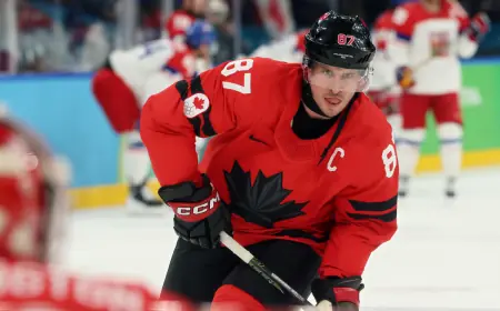 Sidney Crosby Tests Injury, McDavid Likely to Wear Canada’s Captain’s C in Semifinal
