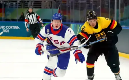 Brady Tkachuk Showcases Unique Skill and Will in Olympic Men’s Hockey