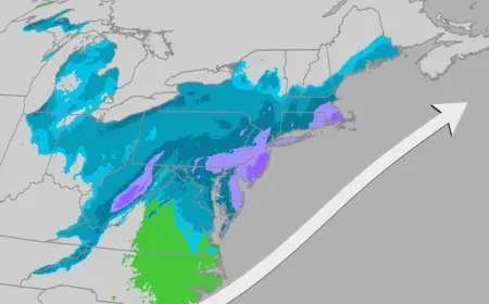 Winter Storm Watch: NYC Faces Nor'easter Threat With Heavy Snow Overnight Sunday Into Monday