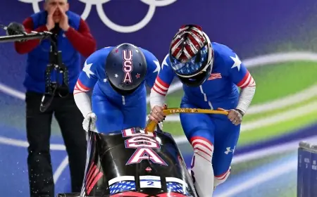 Two Woman Bobsled: Nolte and Buckwitz Hold Lead as Humphries, Jones Sit Third at Midpoint