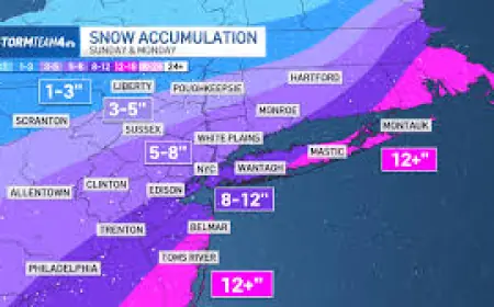 Winter Storm Watch: Another Storm Could Bring 6–12 Inches to New York City and More Along the Northeast Coast