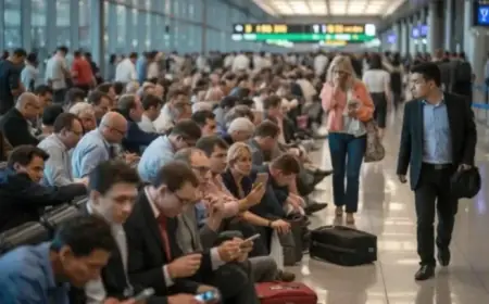 Boston Logan Flight Delays Strand Passengers Nationwide