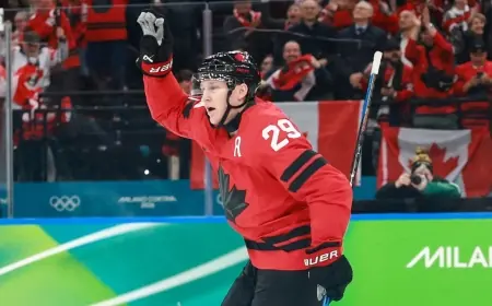 Canada Hockey: MacKinnon’s late goal sends team to Olympic gold game