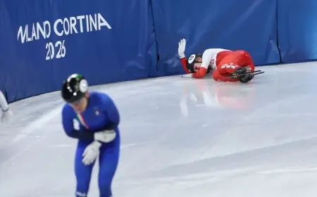 Kamila Sellier injured after skate blade strikes her face in 1500m short-track quarterfinal