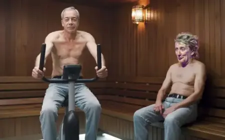 Nigel Farage, Rod Stewart Release Engaging Shirtless Workout Video