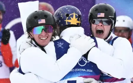 United States Retains Olympic Mixed Aerials Title