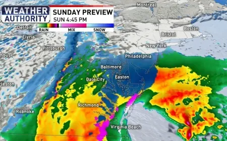 Baltimore Weather: Snow Expected Sunday as Models Diverge