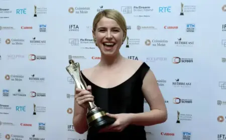 Iftas 2026: Jessie Buckley, Ciarán Hinds, Cork’s Christy Win Awards