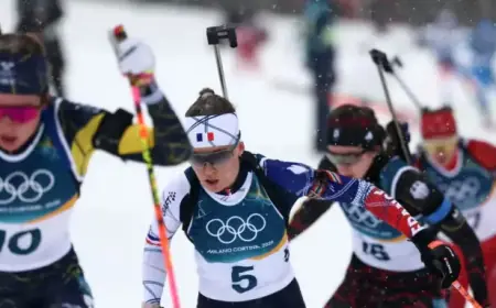 Emily Harrop and Thibault Anselmet Win Ski Mountaineering Gold at 2026 Olympics
