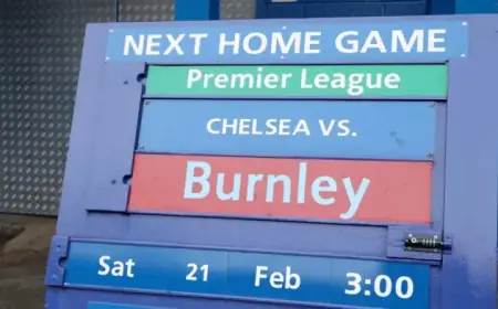 Premier League: Chelsea vs. Burnley Lineups Announced; Viewing Information