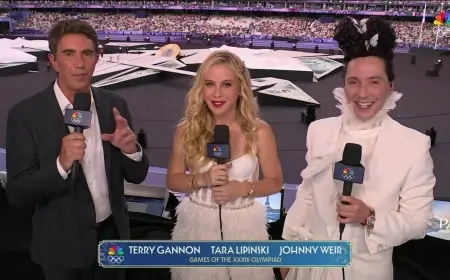NBC names Gannon, Lipinski and Weir as hosts for Closing Ceremony Olympics 2026