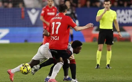 Real Madrid fall 2-1 in Pamplona as Osasuna beat real madrid at El Sadar