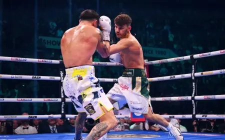Dazn Boxing: Leigh Wood beats Josh Warrington on points in rematch