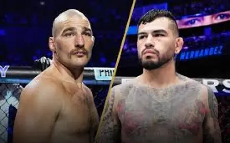 Anthony Hernandez and Sean Strickland Headline UFC Houston Fight Night