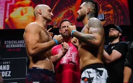 LIVE! UFC Houston Results: Sean Strickland vs. Hernandez — Full Play-by-Play and Card Rundown