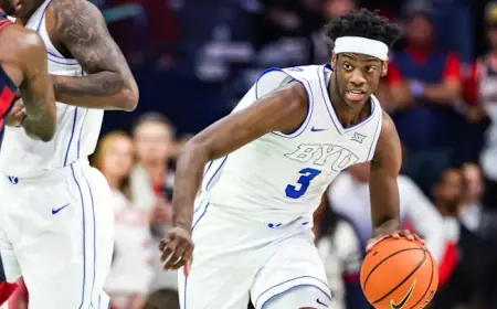 AJ Dybantsa Dominates as BYU Basketball Leads Iowa State Men's Basketball in Thrilling Second Half — BYU vs Iowa State Basketball Live Update