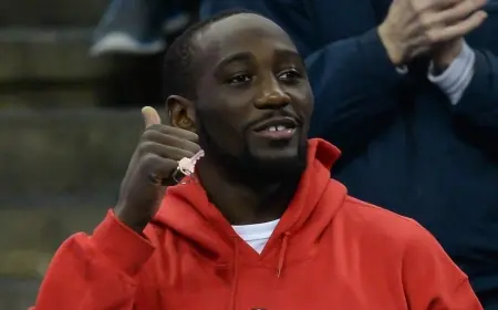 Terence Crawford Beams as Son Wins Nebraska State Wrestling Title