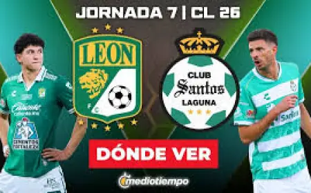 León - Santos: Daniel Arcila pone al León 1-0 en el contexto de la Jornada 7