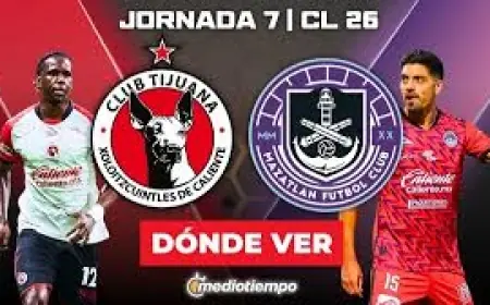 Tijuana - Mazatlán: Ovalle empuja el empate y la mala suerte golpea a Xolos