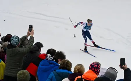 Jessie Diggins Draws Global Fan Wave in Italy as She Prepares for Final Olympic Race