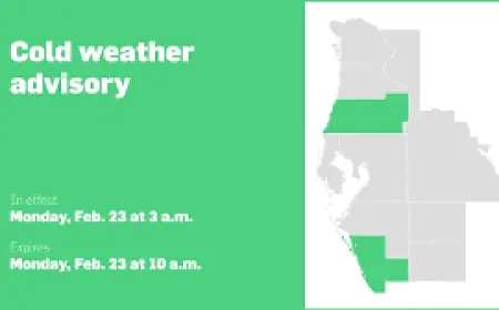 Freeze Watch: freeze watch issued as cold advisory hits Central West Florida