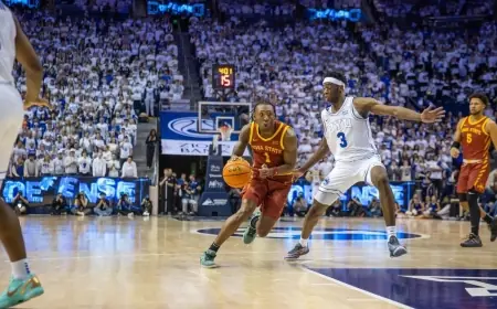 Iowa State Vs Byu: Dybantsa Fuels No. 23 BYU’s 79-69 Upset of No. 6 Iowa State in Provo