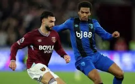 West Ham Vs Bournemouth: Hammers held to goalless draw at London Stadium