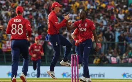England complete 51-run victory in T20 Cricket World Cup Super 8s at Pallekele