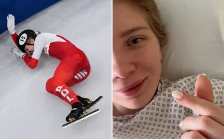 Kamila Sellier Breaks Silence From Hospital Bed After Blade Slices Her Face at Milan Cortina Olympics