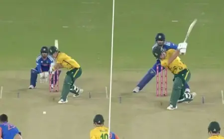Dewald Brevis Smashes No-Look Six Off Varun Chakaravarthy in IND vs SA T20 World Cup 2026