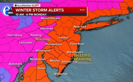 Philadelphia Weather: Blizzard Warning Expands, Residents and Commuters Face Severe Disruptions