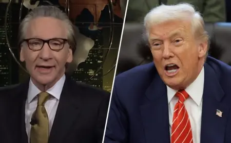 Bill Maher Fires Back After Trump Truth Social Rant Over White House Dinner