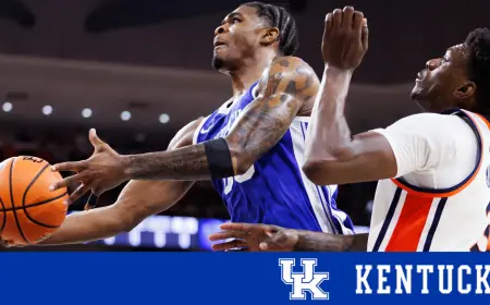Kentucky Vs Auburn: Oweh’s Career High Not Enough in 75-74 Loss at Neville Arena