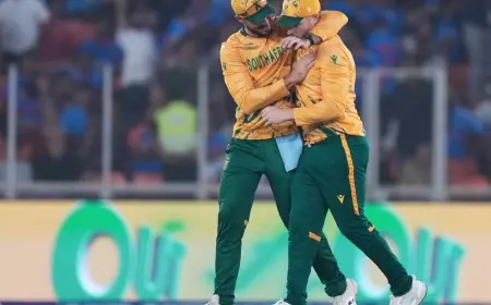 Brevis packs a punch as David Miller steadies South Africa — 76-run Super 8 statement in Ahmedabad