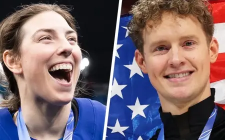 Evan Bates and Hilary Knight to Carry Team USA Flag at Milan Cortina Closing Ceremony