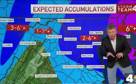 Baltimore County Public Schools Area Braces as Winter Storm Hernando Brings 2–6 Inches to DC Area